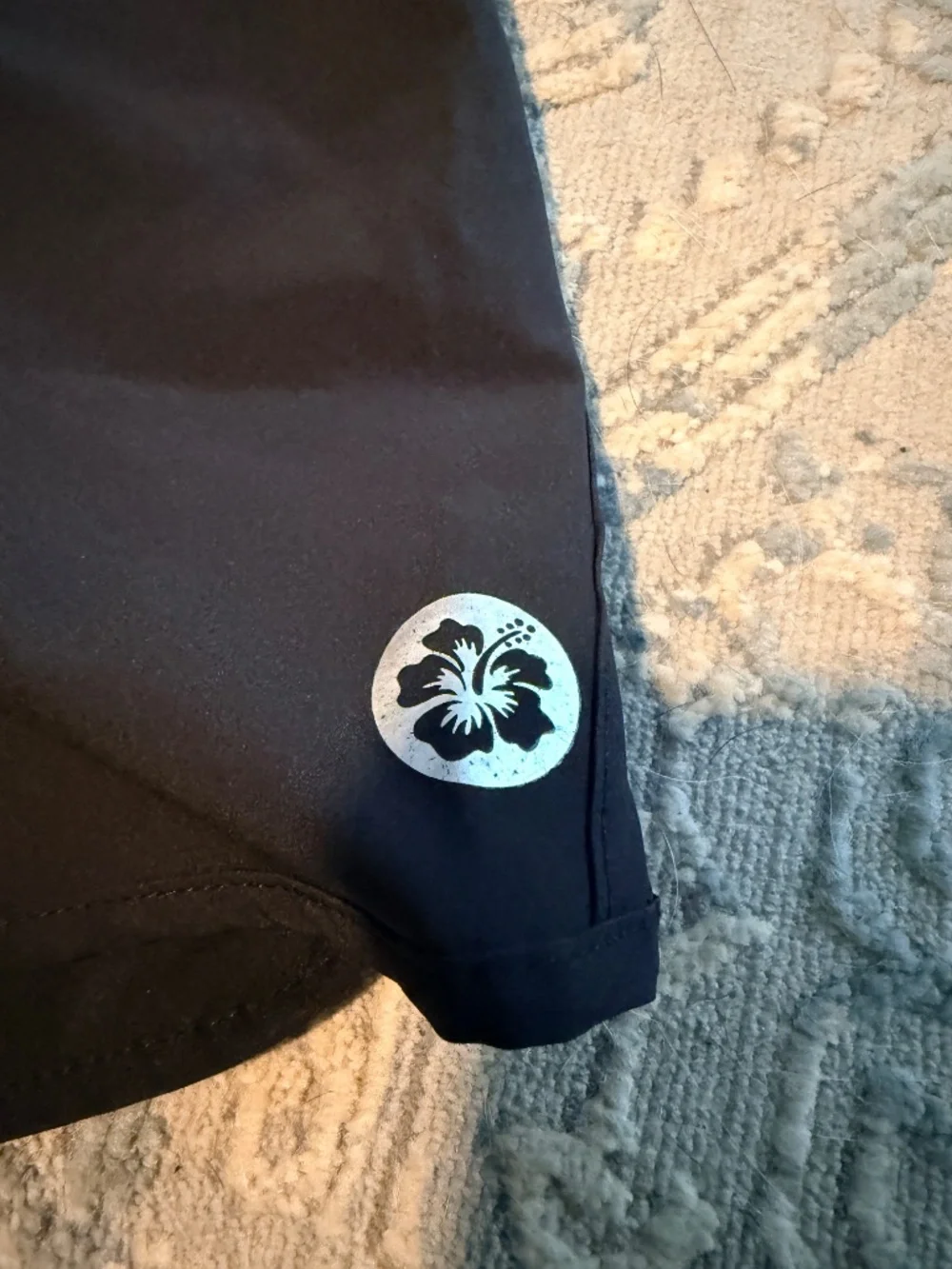 Bumsters Black Running Shorts Drawstring Zip Pocket